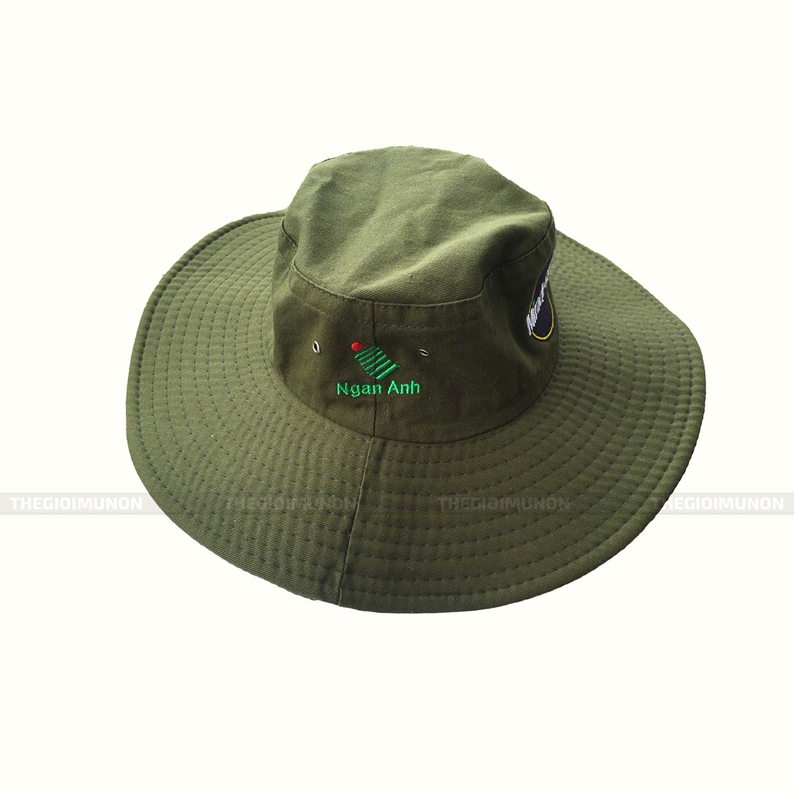 May nón tai bèo in thêu theo yêu cầu 2